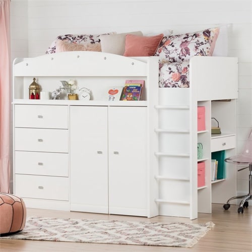 Loft bed with secret on sale hideout