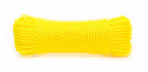 Mibro Kingcord Polypropylene Twisted Yellow Perspective: back