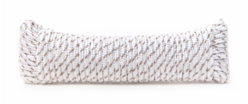 Mibro Kingcord Polyester Diamond Braid White & Gray Perspective: back