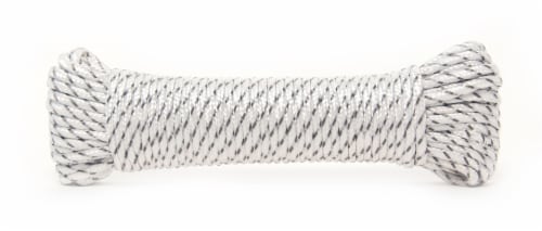 Mibro Kingcord Polyester Diamond Braid White & Gray Perspective: back