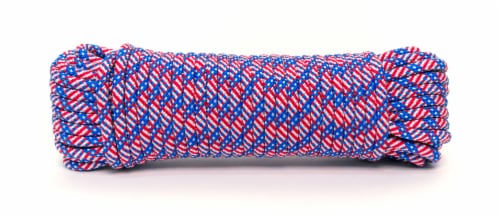 Mibro Kingcord Polypropylene Diamond Braid 32 Strands Patriot Perspective: back
