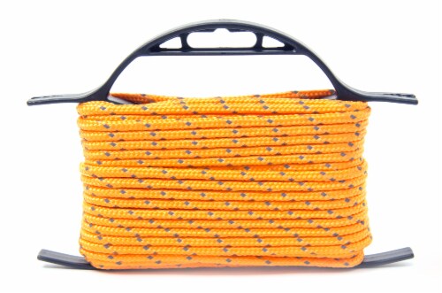 Mibro Kingcord Polypropylene Diamond Braid Reflective Orange Perspective: back