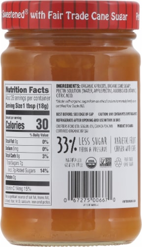 Crofter's® Organic Apricot Premium Spread Perspective: back