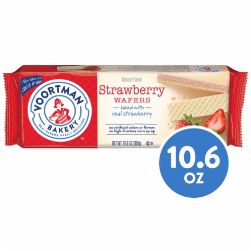 Voortman Bakery Strawberry Wafers Perspective: back