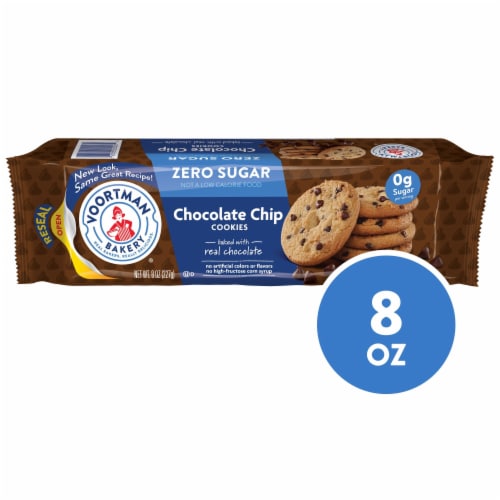 Voortman Bakery Zero Sugar Chocolate Chip Cookies Perspective: back