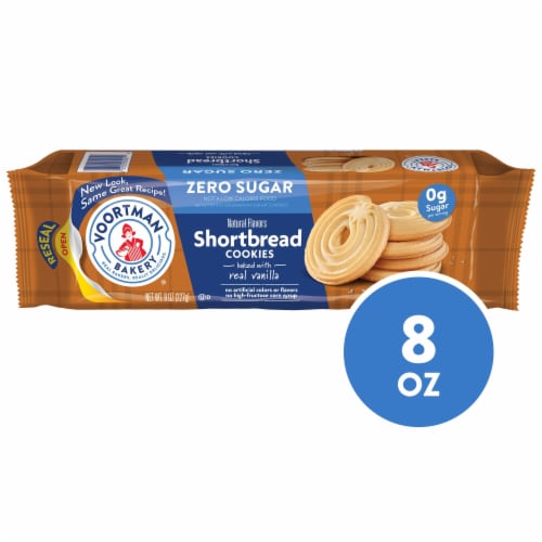Voortman Bakery™ Sugar Free Shortbread Cookies Perspective: back