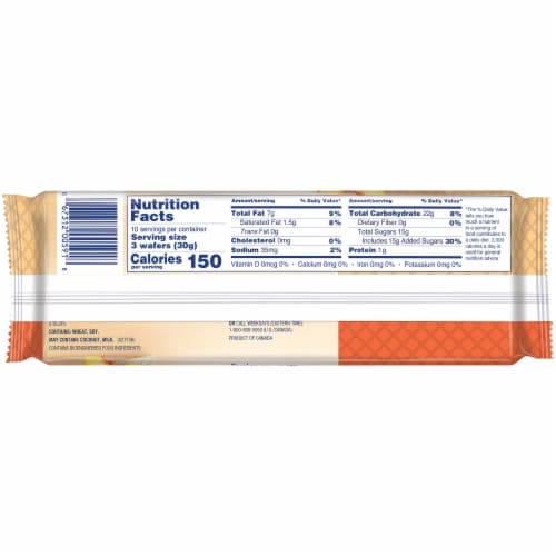 Voortman™ Peaches & Creme Wafers Perspective: back