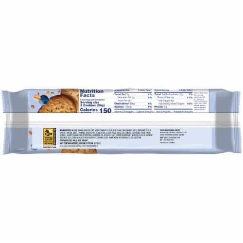 Voortman Bakery™ Super Grains Blueberry Cookies Perspective: back