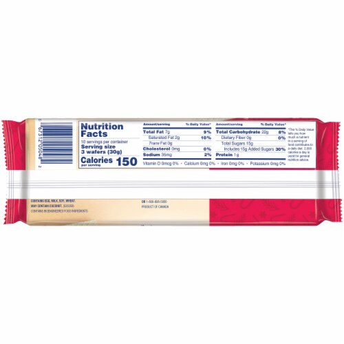 VOORTMAN BAKERY Candy Cane Wafers, Baked with Real Peppermint Oil Perspective: back
