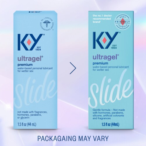 K-Y Ultragel Premium Water-based Personal Lubricant - 1.5 oz Perspective: back