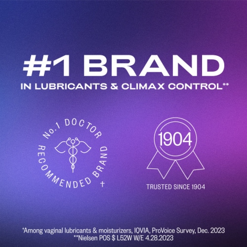 K-Y Yours & Mine Couples Lubricants Perspective: back