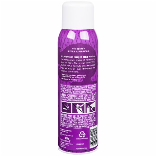 Aqua Net® Extra Super Hold Aerosol Perspective: back