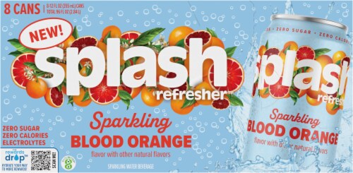 Splash Refresher™ Blood Orange Flavor Sparkling Water Perspective: back