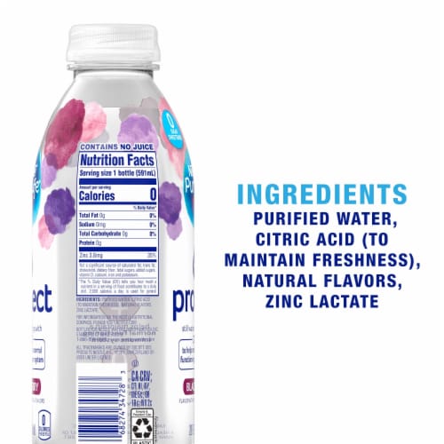 Blackberry Flavored Bottled Water