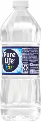 Nestle Pure Life Bottled Water Perspective: back