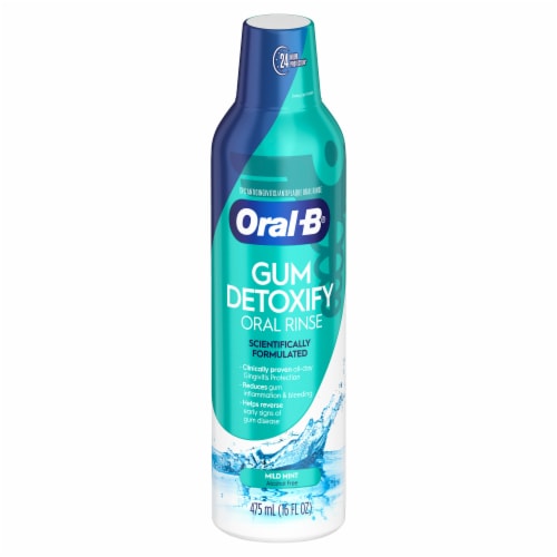 Oral-B Gum Detoxify Mouthwash Special Care Oral Rinse Perspective: back