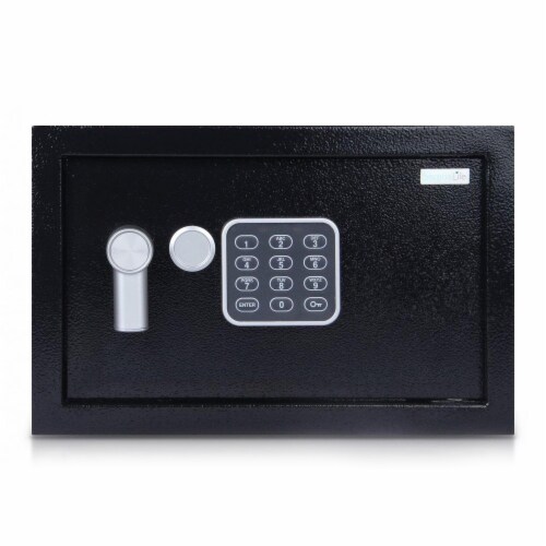 SereneLife SLSFE15 Fireproof Electronic Digital Combination Safe Box with Keys Perspective: back