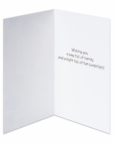 American Greetings Halloween Cards, 6-Count (Candy Corn) Perspective: back