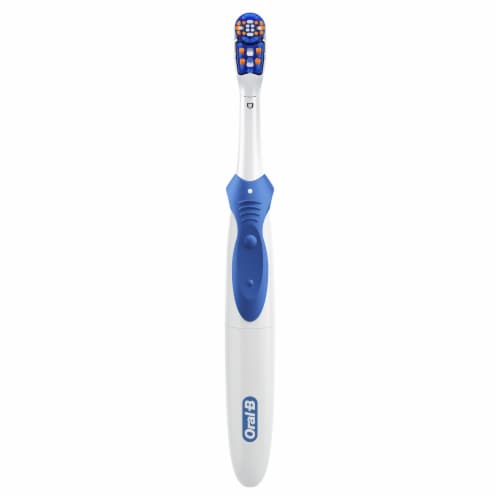 Oral-B Battery Powered Toothbrush Gum Care Colors May Vary Perspective: back