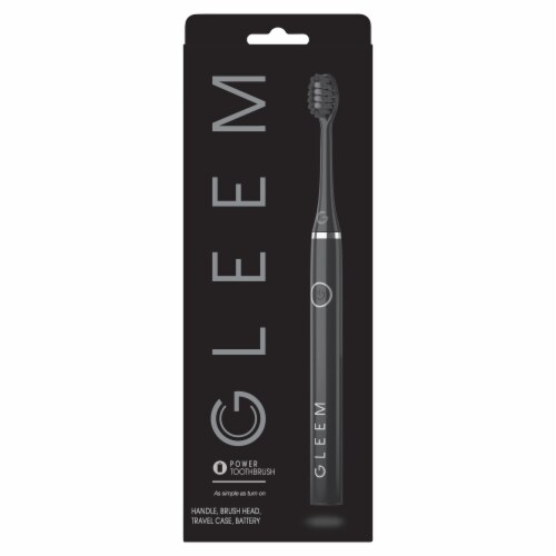 Gleem Black Electric Toothbrush Perspective: back