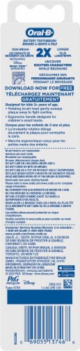 Oral-B® Kids Encanto Battery Toothbrush Perspective: back