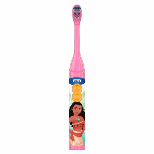 Oral-B Kids Disney Princess Soft Bristles Battery Toothbrush Perspective: back