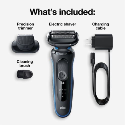 Braun Series5 Men's Rechargeable Wet & Dry Electric Shaver with ...