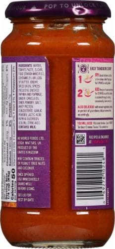 Patak's® Tandoori Simmer Sauce Perspective: back