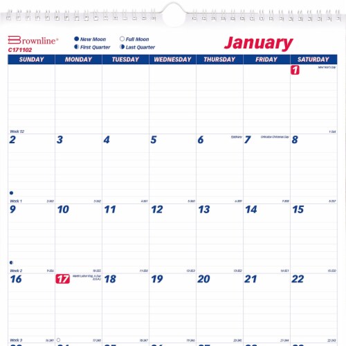 Brownline Calendar C171102, 1 Kroger
