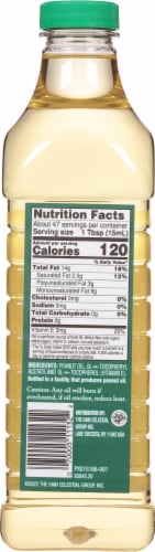 Hollywood® Gold Peanut Oil Perspective: back