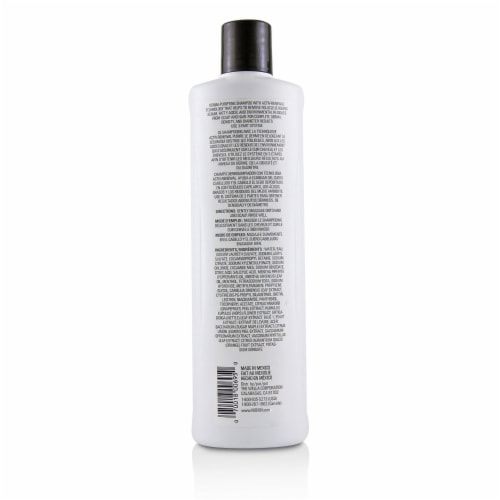 Nioxin Derma Purifying System 1 Cleanser Shampoo (Natural Hair, Light Thinning) 500ml/16.9oz Perspective: back