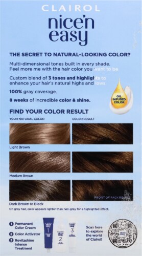 Clairol Nice'n Easy Permanent Hair Color 8 Medium Blonde Perspective: back