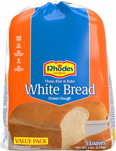 Rhodes White Bread Value Pack Perspective: back
