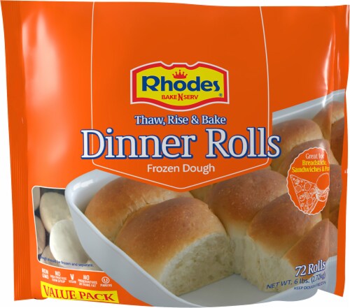 Rhodes Frozen Dinner Rolls Value Pack Perspective: back