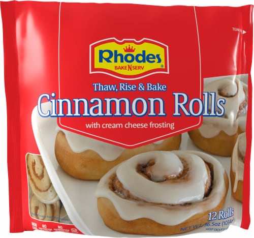 Rhodes Cinnamon Rolls with Cream Cheese Frosting Perspective: back