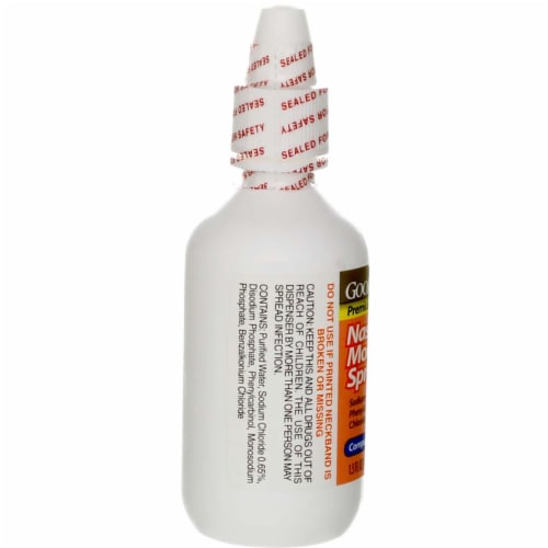 GoodSense Nasal Moisturizing Spray Perspective: back