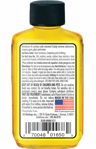Goo Gone Perspective: back