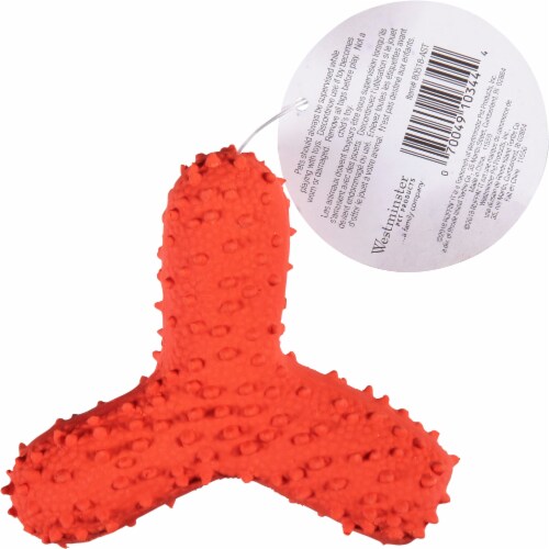Ruffin' It Spiky Squeak Dog Toy - Assorted Perspective: back