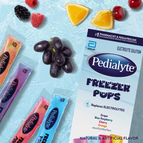Pedialyte® Freezer Pops Variety Pack Perspective: back