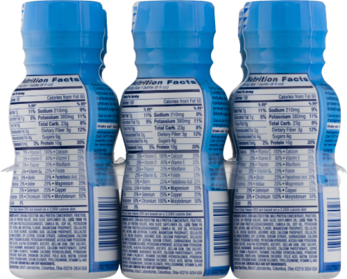 Ensure Glucerna Vanilla Shake Perspective: back