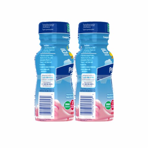 PediaSure® Grow & Gain® Strawberry Ready-to-Drink Kids’ Nutritional Shake Perspective: back