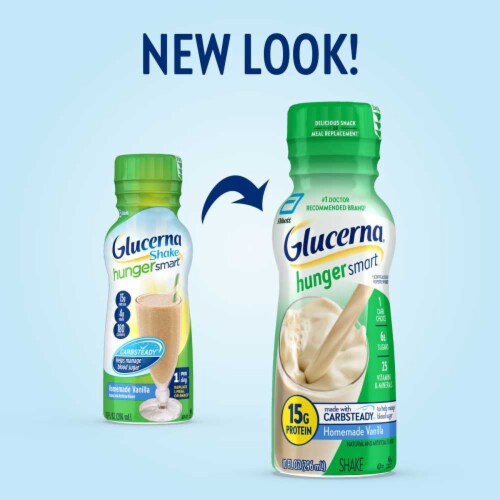 Glucerna® Hunger Smart Vanilla Shakes Perspective: back