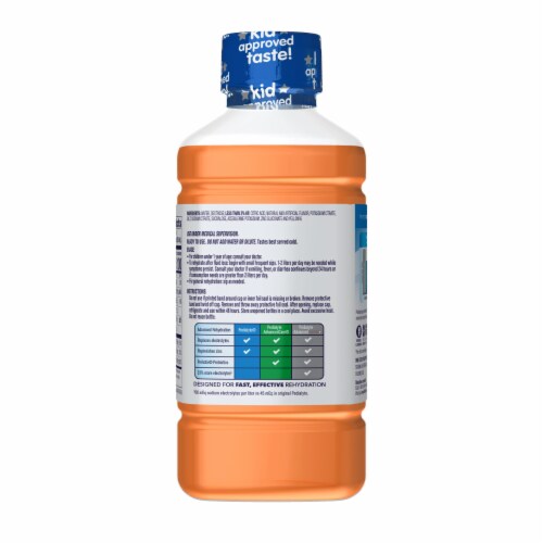 Pedialyte Mixed Fruit Flavored Electrolyte Solution Perspective: back