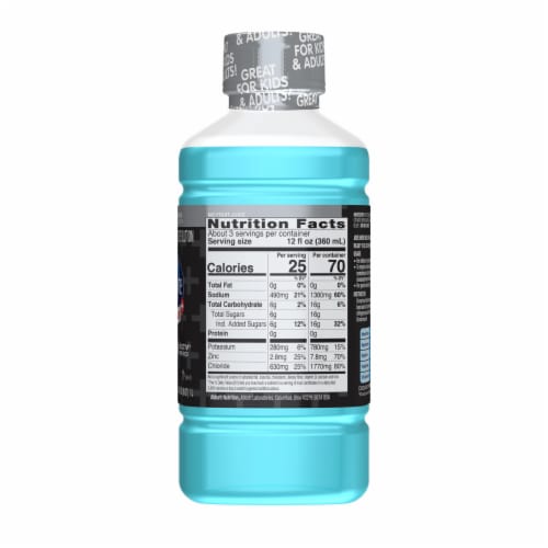 Pedialyte Advanced Care® Plus Berry Frost Electrolyte Solution Perspective: back