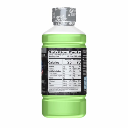 Pedialyte AdvancedCare® Plus Kiwi Berry Mist Ready-to-Drink Electrolyte Solution Perspective: back