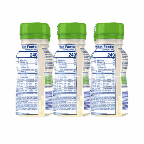 PediaSure Grow & Gain Organic Classic Vanilla Shakes Perspective: back