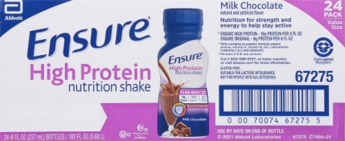 Ensure High Protein Nutrition Shake, Vanilla - 6 pack, 8 fl oz bottles