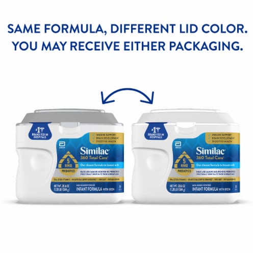 Similac® 360 Total Care® Infant Formula Powder Perspective: back