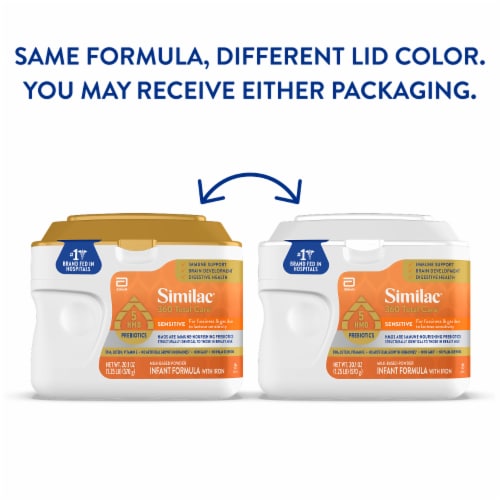 Similac® 360 Total Care® Sensitive Infant Formula Powder Perspective: back
