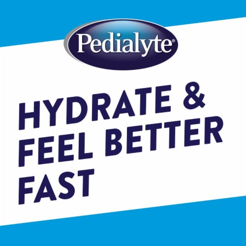 Pedialyte® Fast Hydration Strawberry Electrolyte Solution Drink Perspective: back